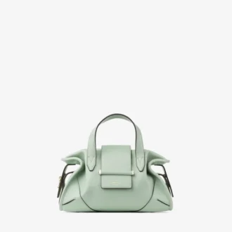 Bar Holdall Small Verde Biker leren reistas