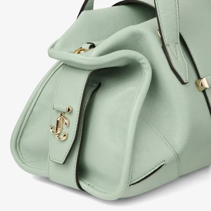 Bar Holdall Small Verde Biker leren reistas Bar Holdall Small Verde Biker leren reistas