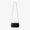Bar-portemonnee met ketting Zwarte leren biker-schoudertas Bar-portemonnee met ketting Zwarte leren biker-schoudertas