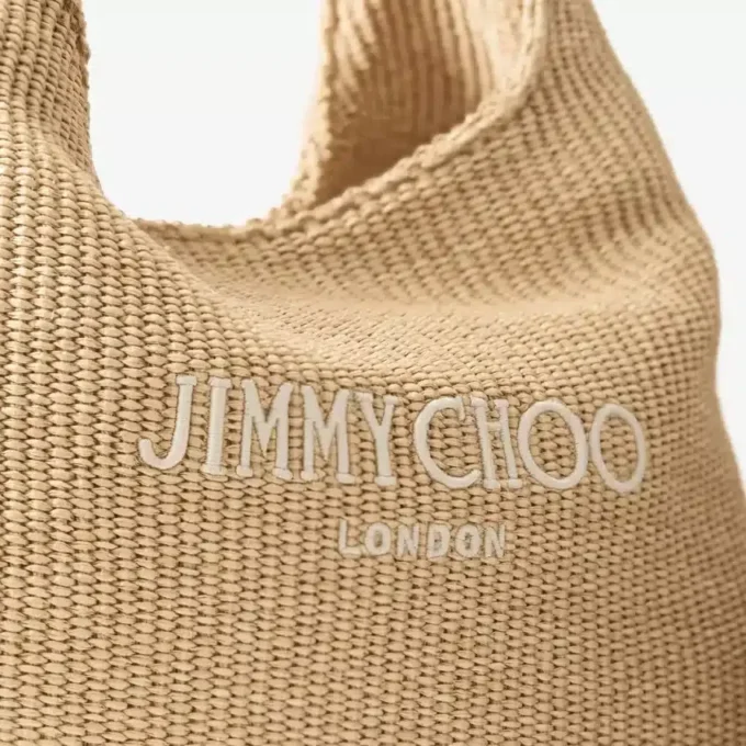 Beach Diamond Hobo Large natuurlijke raffia schoudertas Beach Diamond Hobo Large natuurlijke raffia schoudertas