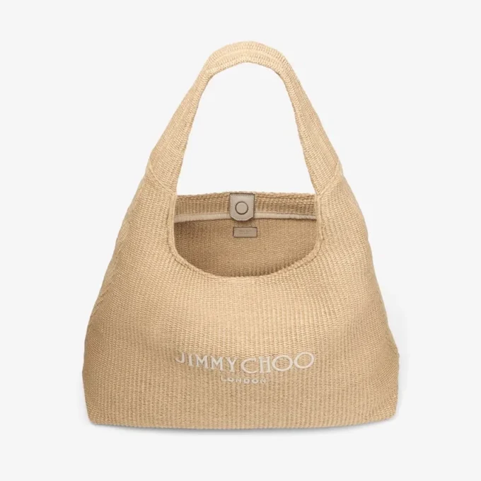 Beach Diamond Hobo Large natuurlijke raffia schoudertas Beach Diamond Hobo Large natuurlijke raffia schoudertas