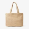 Beach Tote East-West Natuurlijke raffia geborduurde draagtas Beach Tote East-West Natuurlijke raffia geborduurde draagtas