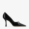 Belinda Pump 90 Zwarte lakleren pumps