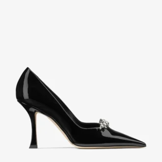 Belinda Pump 90 Zwarte lakleren pumps