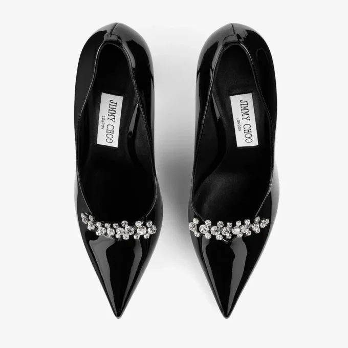Belinda Pump 90 Zwarte lakleren pumps