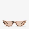 Beth roze Havana cat-eye zonnebril Beth roze Havana cat-eye zonnebril