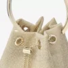 Bon Bon Champagne metallic mesh tas Bon Bon Champagne metallic mesh tas