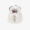 Bon Bon ivoorkleurige satijnen bucket bag met bloembladborduursel Bon Bon ivoorkleurige satijnen bucket bag met bloembladborduursel