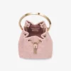 Bon Bon Rose-tas van struisvogelleer Bon Bon Rose-tas van struisvogelleer
