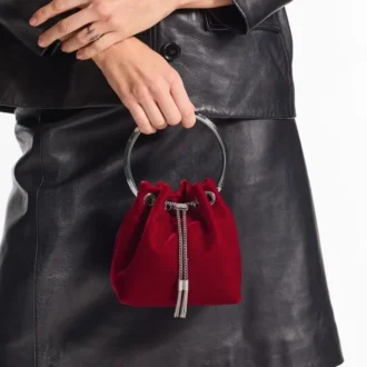 bon bon ruby red velvet bag 2 330x330 - Bon Bon Ruby Red Velvet Bag