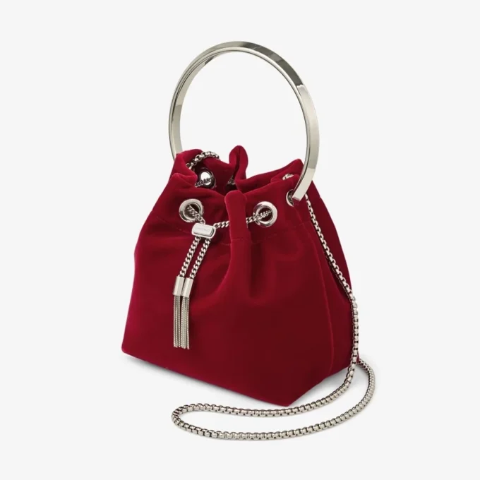 Bon Bon Ruby Red Velvet Bag Bon Bon Ruby Red Velvet Bag