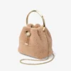 Bon Bon Toffee-bucketbag met metalen handvat