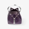 Bon Bon Winter Bloom satijnen handtas met metalen armband Bon Bon Winter Bloom satijnen handtas met metalen armband