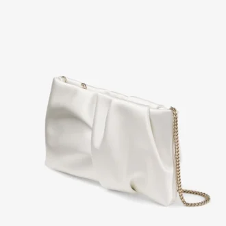 Bonny Clutch Ivoor Satijnen Clutch