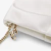 Bonny Clutch Ivoor Satijnen Clutch