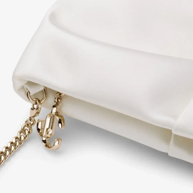 Bonny Clutch Ivoor Satijnen Clutch