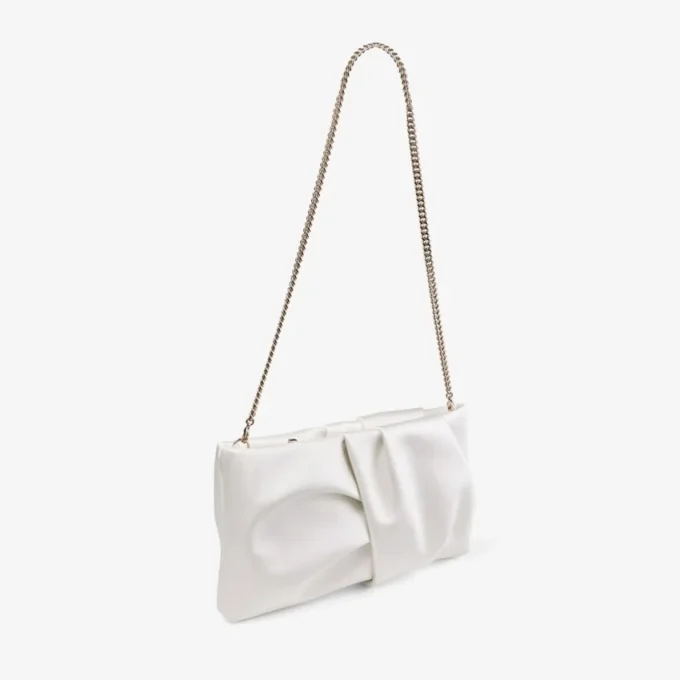 Bonny Clutch Ivoor Satijnen Clutch