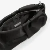 Bonny Clutch Zwarte satijnen clutch