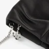 Bonny Clutch Zwarte satijnen clutch