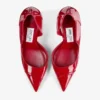 Brigitte 100 robijnrode lakleren pumps