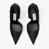 Brigitte 120 Zwarte satijnen pumps Brigitte 120 Zwarte satijnen pumps