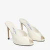 Brigitte Mule 100 Latte lakschoenen