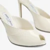 Brigitte Mule 100 Latte lakschoenen