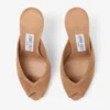 Brigitte Mule 100 Toffee Suède muiltjes