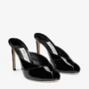 Brigitte Mule 100 Zwarte lakschoenen Brigitte Mule 100 Zwarte lakschoenen