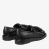 Buff Loafer met franjes Zwarte box-kalfsleren loafers