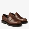 Buff Loafer Mocha Loafers van gepolijst leer Buff Loafer Mocha Loafers van gepolijst leer