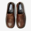 Buff Loafer Mocha Loafers van gepolijst leer Buff Loafer Mocha Loafers van gepolijst leer