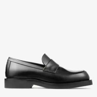 Buff Loafer Zwarte boxkalfsleren loafers