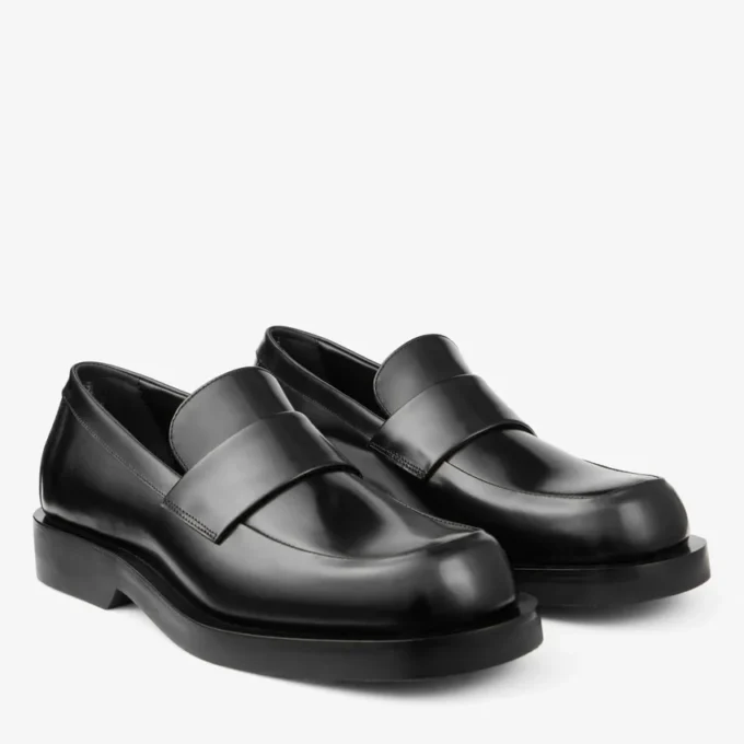Buff Loafer Zwarte boxkalfsleren loafers Buff Loafer Zwarte boxkalfsleren loafers
