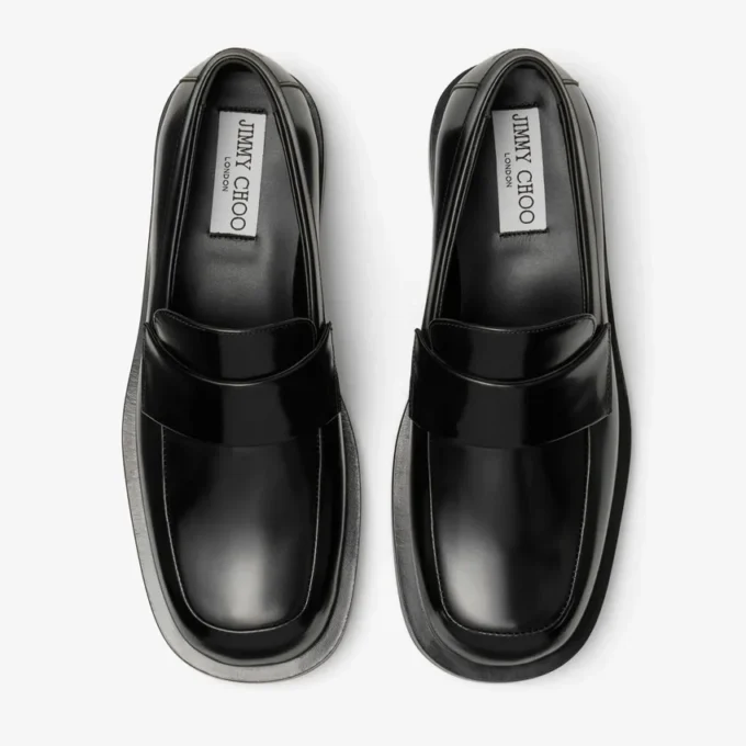 Buff Loafer Zwarte boxkalfsleren loafers Buff Loafer Zwarte boxkalfsleren loafers