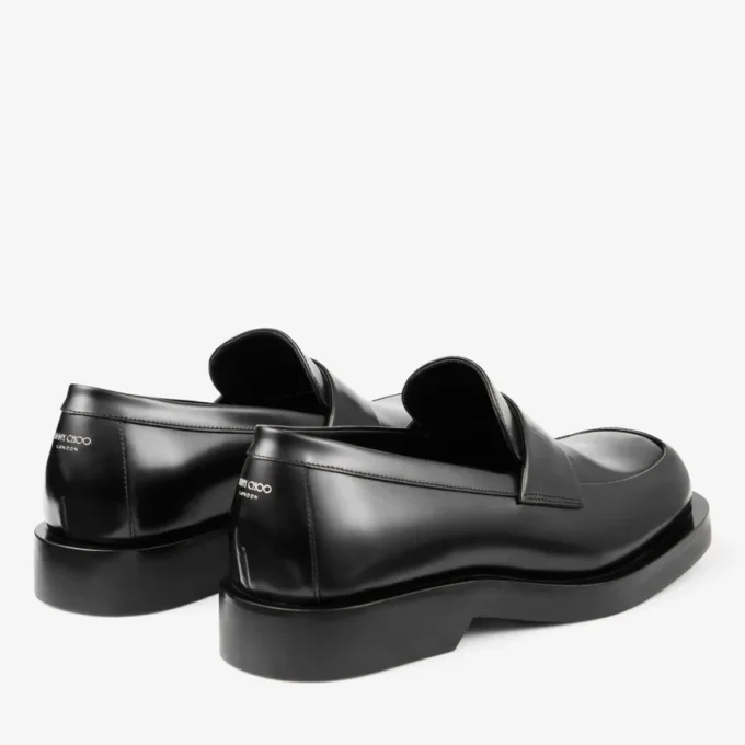 Buff Loafer Zwarte boxkalfsleren loafers Buff Loafer Zwarte boxkalfsleren loafers