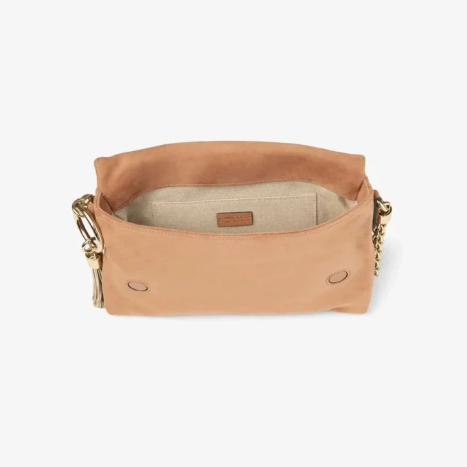 Callie Flap Toffee suède schoudertas