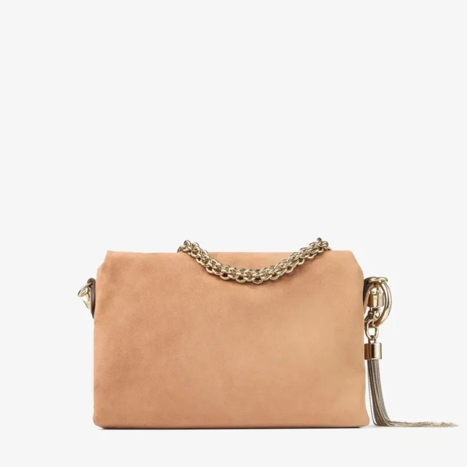 Callie Flap Toffee suède schoudertas