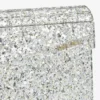 Candy Champagne grof glitter acryl clutch