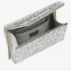 Candy Champagne grof glitter acryl clutch