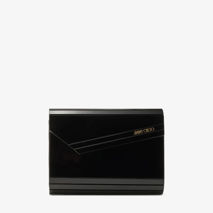 Candy zwarte acryl clutch
