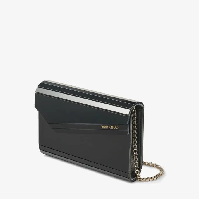 Candy zwarte acryl clutch