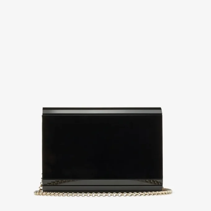 Candy zwarte acryl clutch