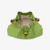 Cinch Medium Clover suède schoudertas met gevlochten kralenriem