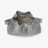 Cinch Medium Dove suède denim en glad kalfsleer schoudertas