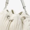 Cinch Medium Latte gebreide wollen schoudertas