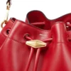 Cinch Medium robijnrode leren schoudertas Cinch Medium robijnrode leren schoudertas