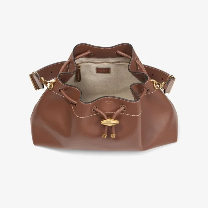 Cinch Medium Tan leren schoudertas Cinch Medium Tan leren schoudertas