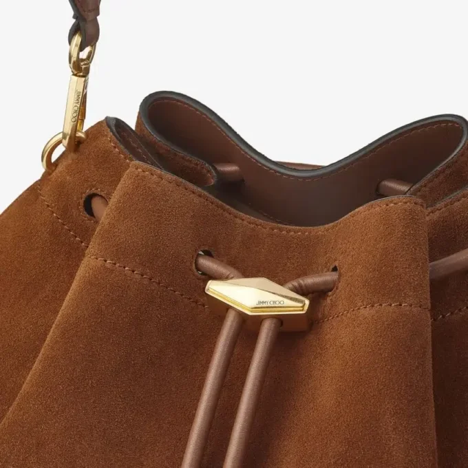Cinch Medium Tan suède schoudertas Cinch Medium Tan suède schoudertas