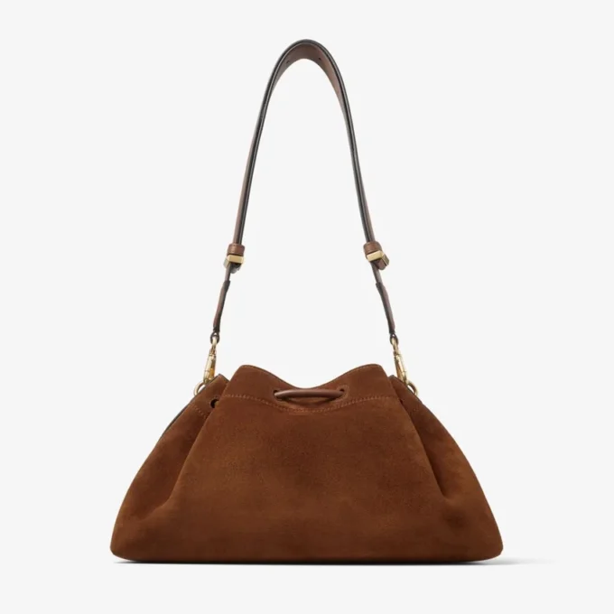 Cinch Medium Tan suède schoudertas Cinch Medium Tan suède schoudertas
